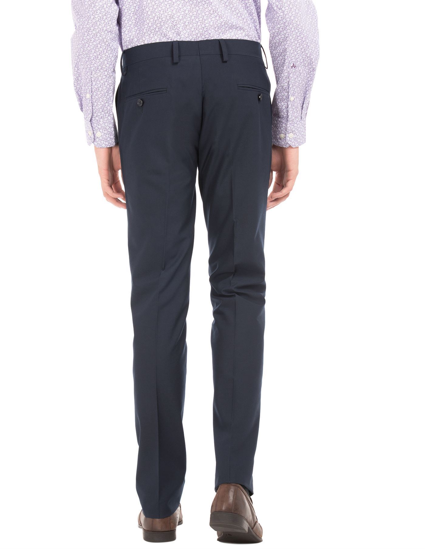 Arrow Men Formal Wear Navy Blue Trouser